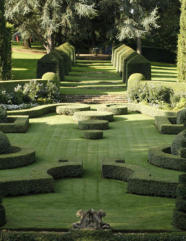 Le Parterre français du Manoir d'Eyrignac