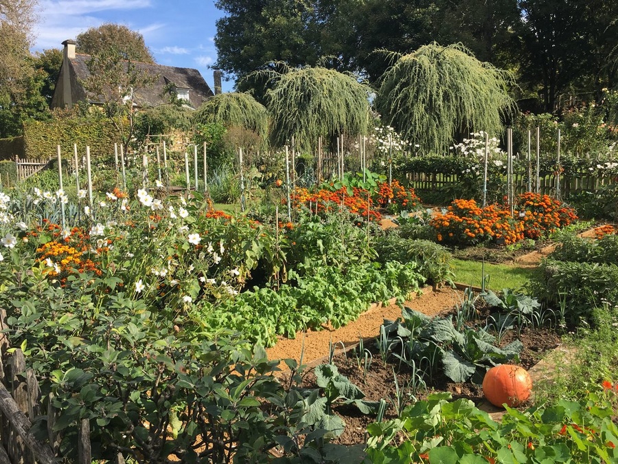 Le Jardin fleuriste et le Potager - Eyrignac et ses jardins : Eyrignac et  ses jardins