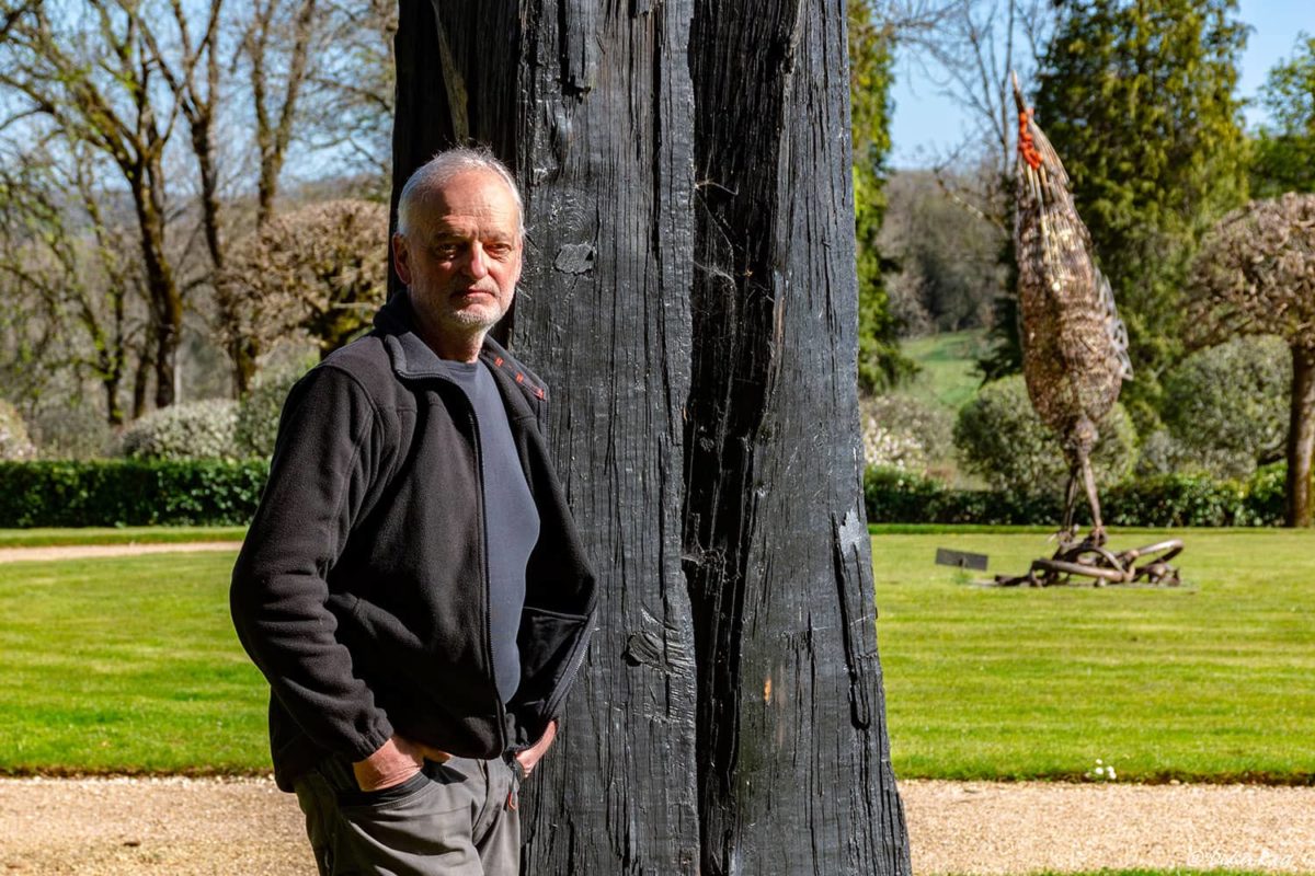 Exposition des sculptures de Christian Lapie à Eyrignac et ses Jardins