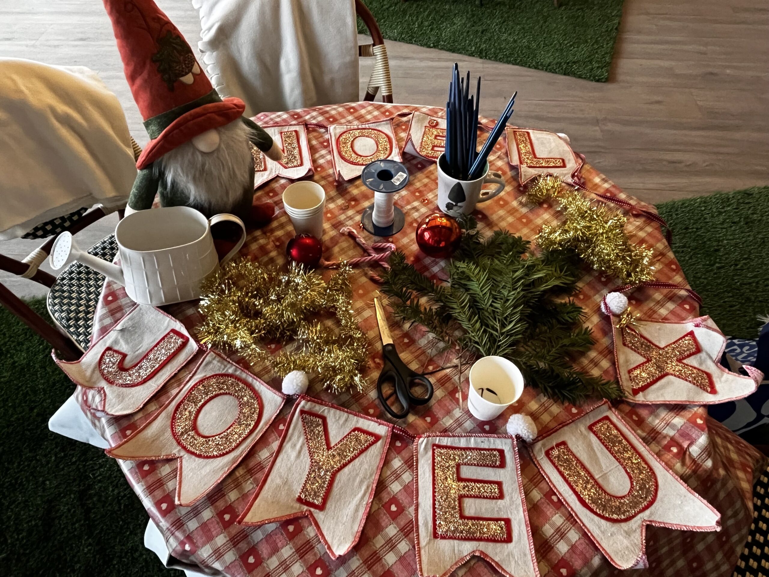 Atelier créatif de Noël à Eyrignac