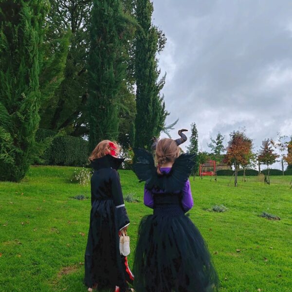 Quete d'Halloween au jardin des sources à Eyrignac