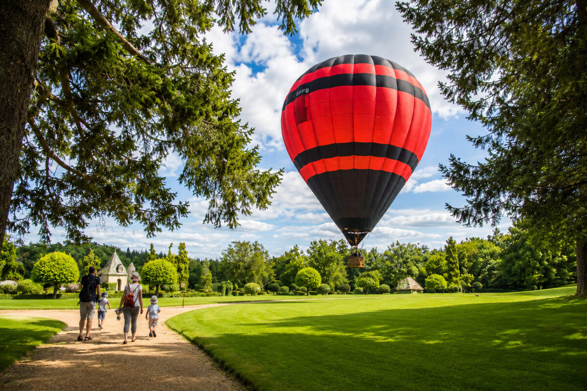 Vol en Montgolfière Eyrignac Journées du Patrimoine Dordogne